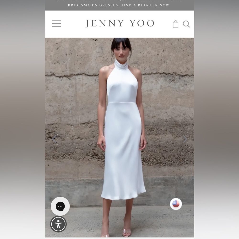 Jenny Yoo Nicolette White dress